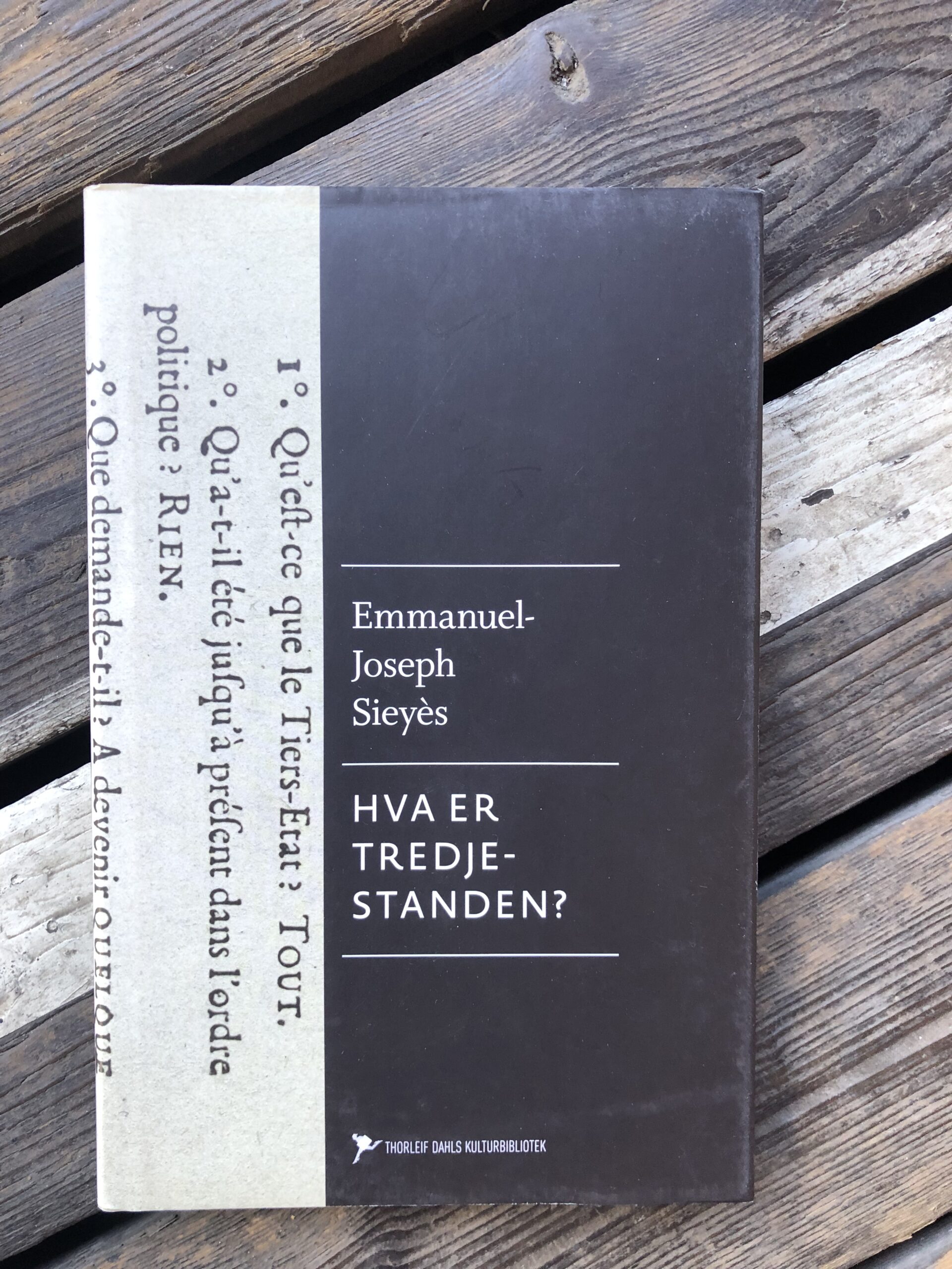 Hva er tredjestanden - Emmanuel-Joseph Sieyes